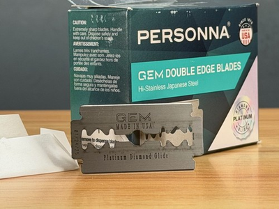 #ad #ad Personna GEM DE Double Edge Razor Shaving Blades Hi Stainless Japanese Steel USA $72.99