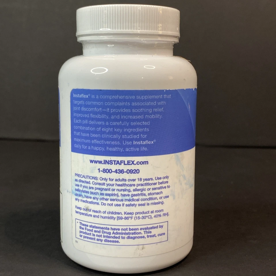 Instaflex ~ Suplemento de Soporte Articular ~ 90 Cápsulas ~ Sellado ~ Exp.04/2026 Foto 3 de 4