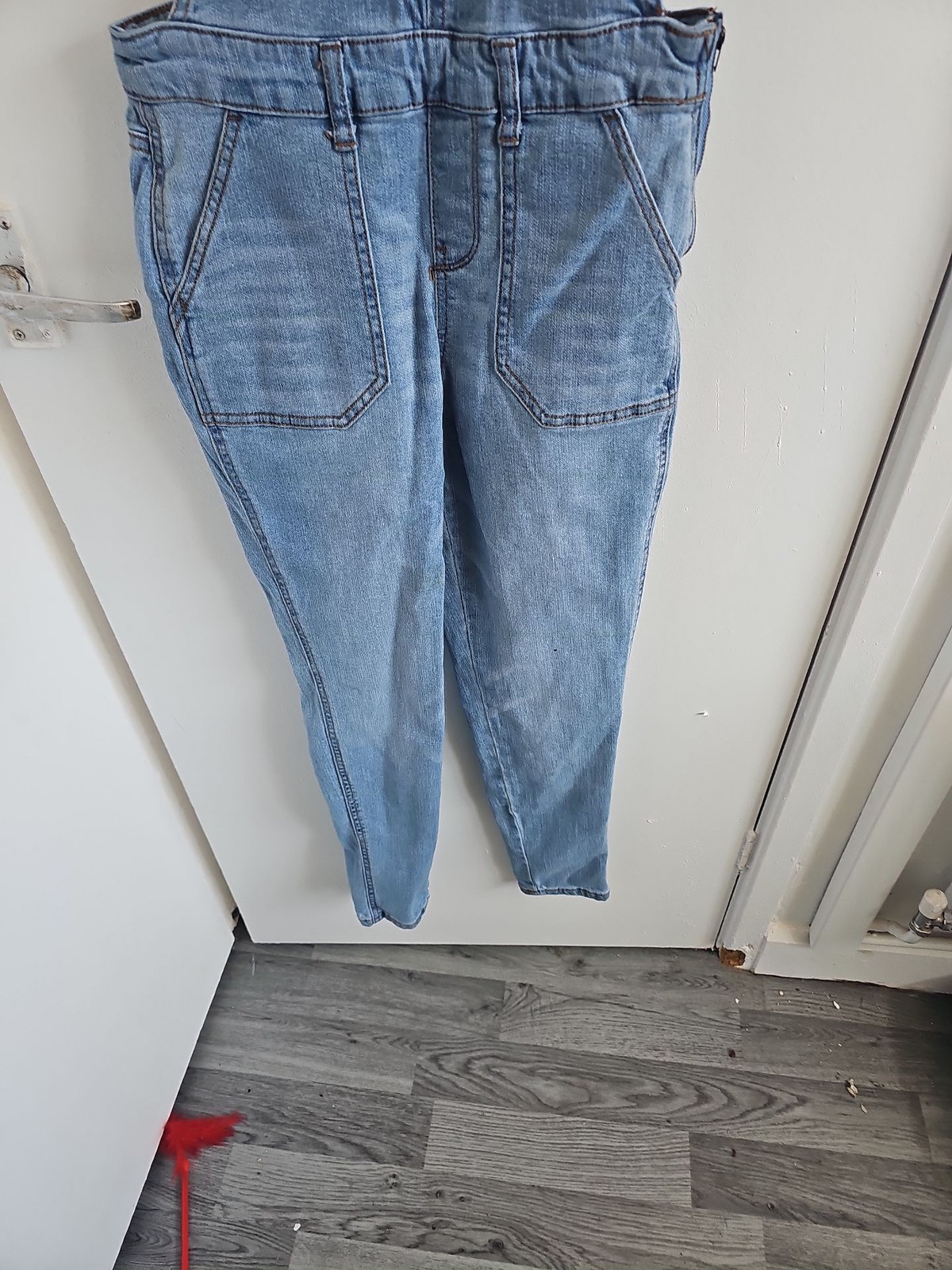 No Boundaries Light Wash Denim Overalls 261 image 2