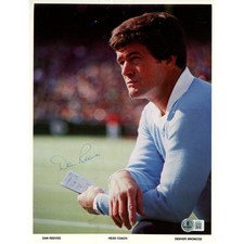 Dan Reeves Autographed/Signed Denver Broncos Magazine Page Beckett 59262