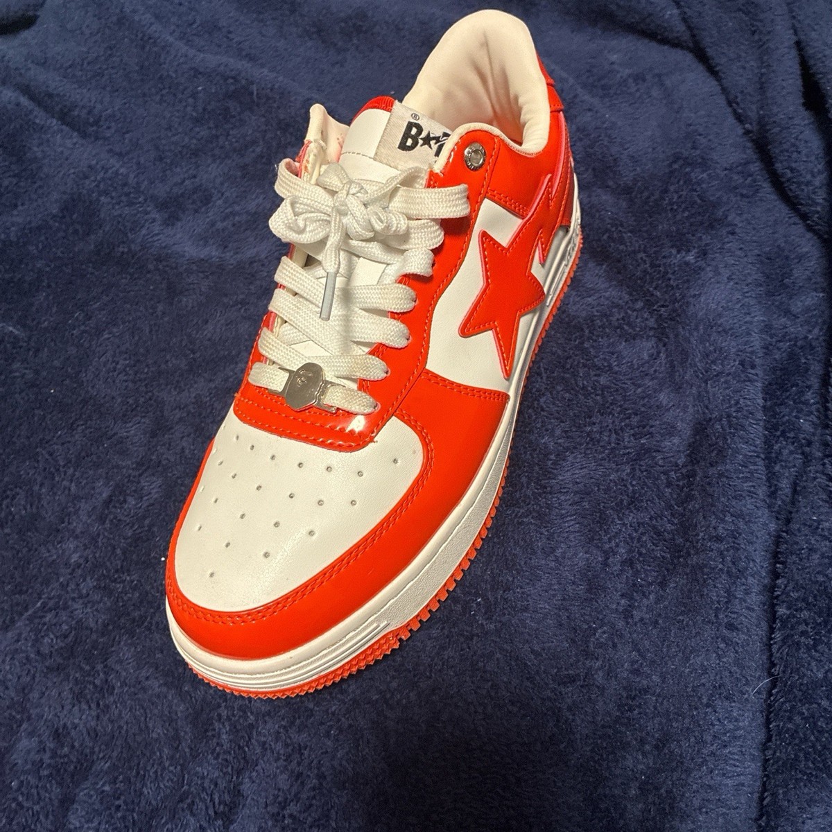スニーカー A BATHING APE 21aw BAPE STA ORANGE WHITE A Bathing Ape Men's BAPE STA Orange White Low Top Sneakers | eBay