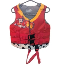 Swimways Life Jacket Paw Patrol Marshall Small Child 33-55 Lbs - Gently Used 