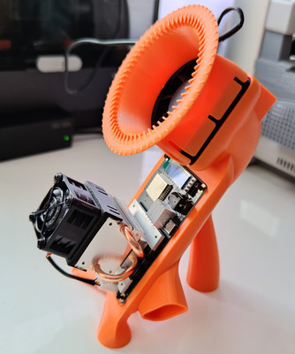Bitaxe Gamma 602 Bitcoin Solo Miner | Jet Cooling Gehäuse | USB-Lüfter | 