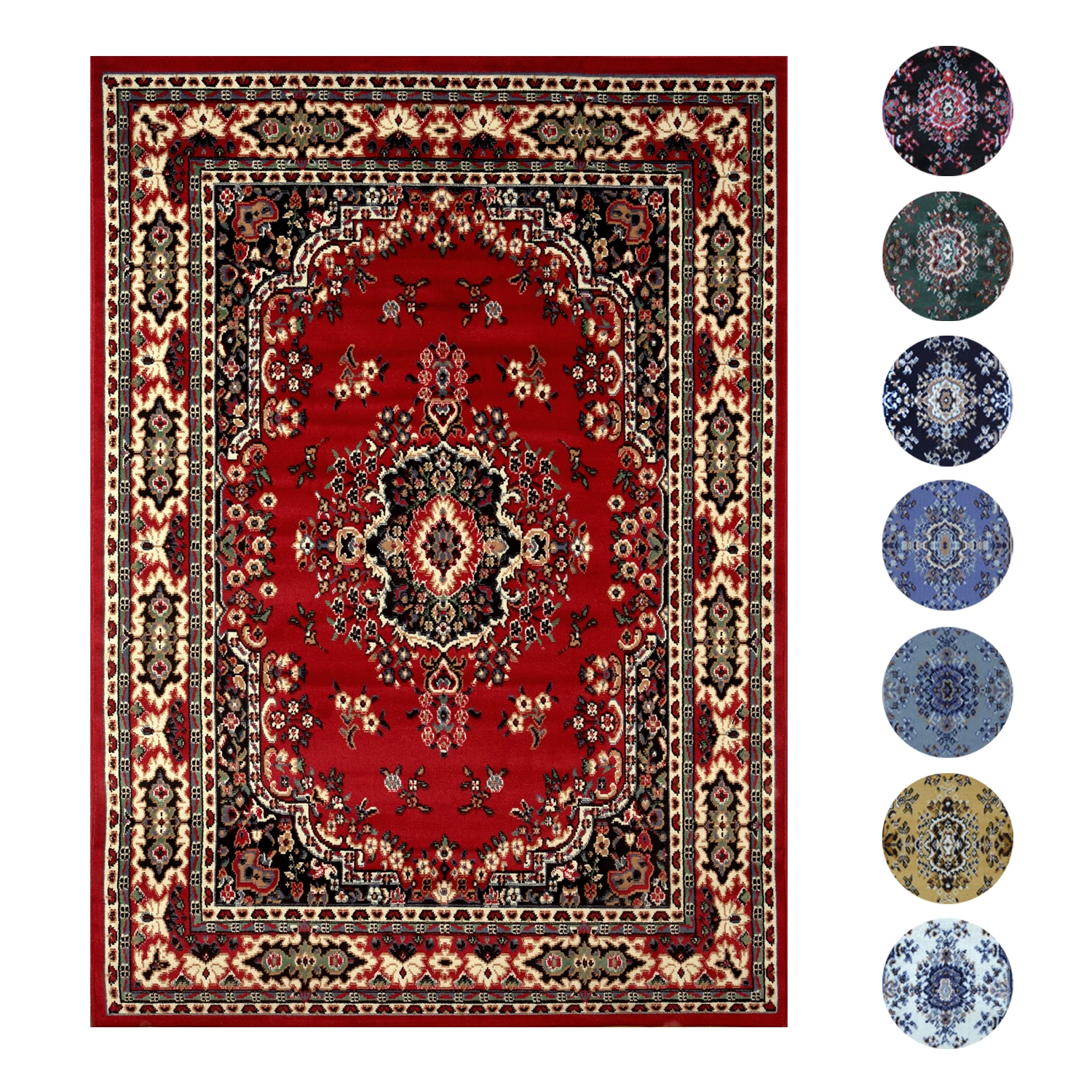 Traditional Oriental Medallion Area Rug Persien Style Carpet Runner Mat AllSizes
Opens in a new wind