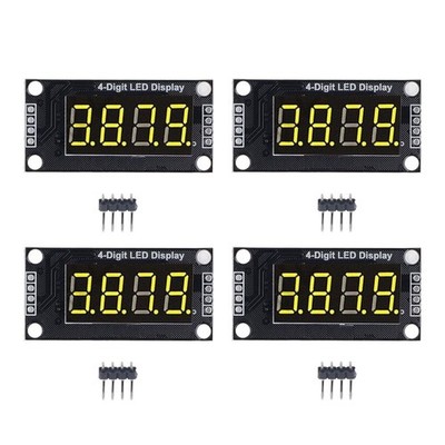 4 Sets Digital Tube LED Display Module 4 Digit 7 Segment 0.36 Inch Digital...