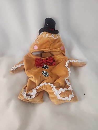 Gingerbread Dog Outfit With Hat XS Hook & Loop Christmas Halloween