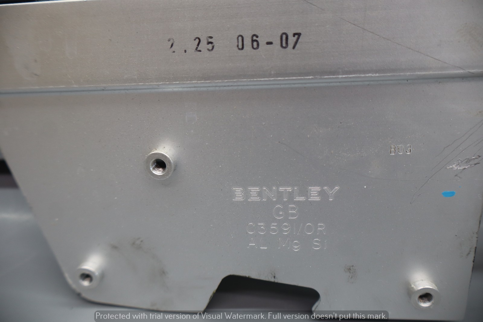 Bentley Continental GT 2003-2010 Rear Right Quarter glass