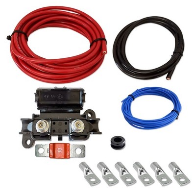 Kabelset 6mm² 6m ECu Batteriekabel 30A Sicherung KFZ HiFi Camper 6V 12V 24V 32V