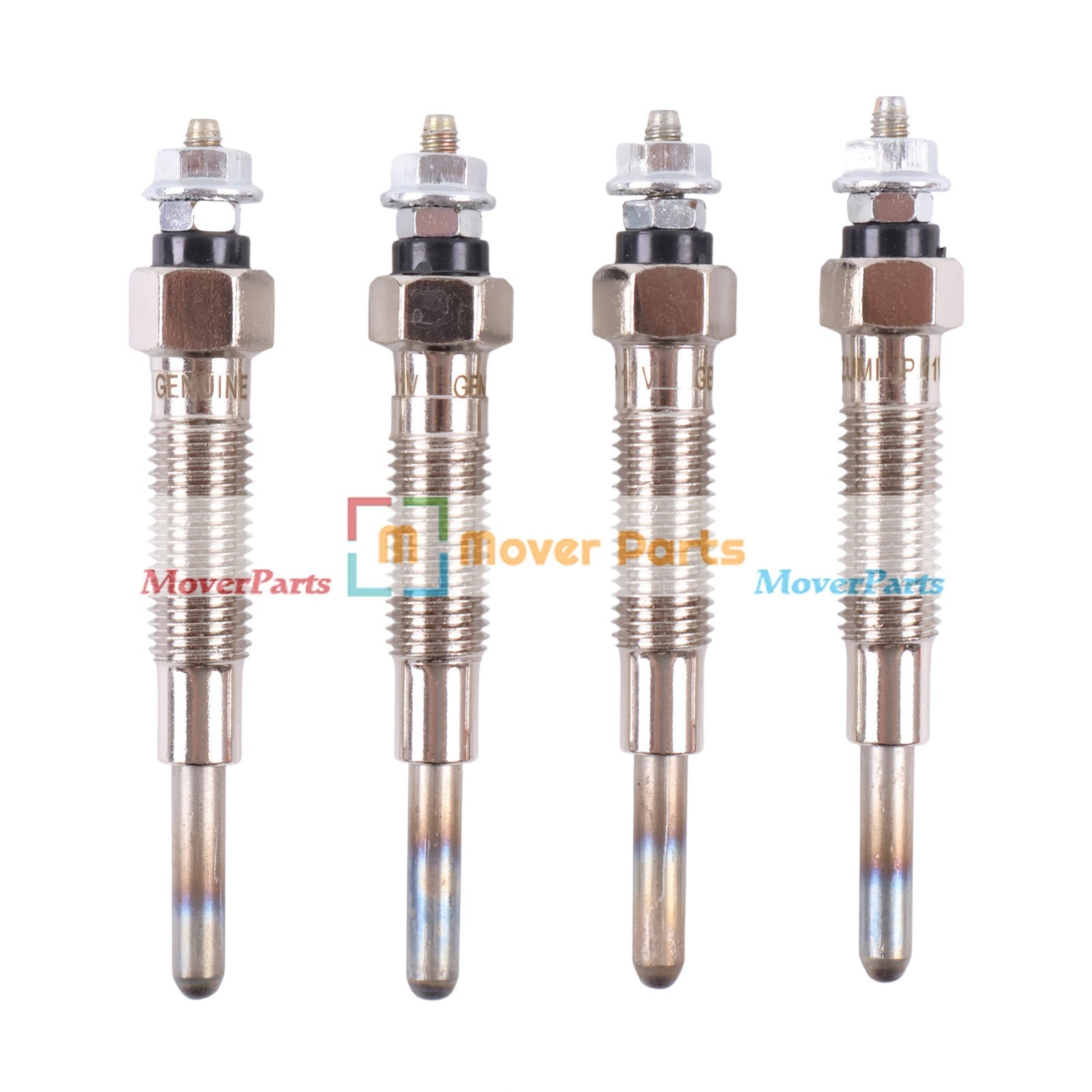 4x Glow Plug MM401621 For Mitsubishi Engine KE75 K3A K3B KE85 K4A Iseki TL2300