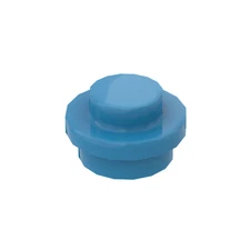 Dark Azure 4073 1x1 Round Plate Brick – Choose Quantity – LEGO® Compatible Bulk