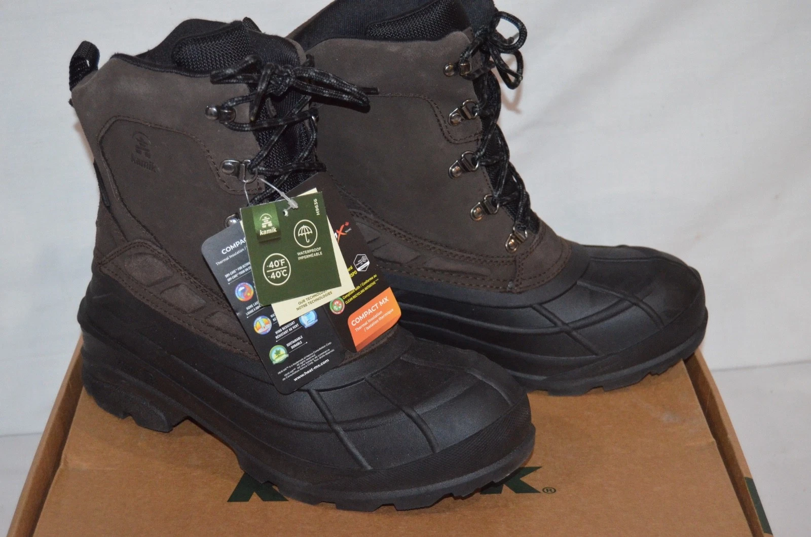 Kamik Men's Fargo 2 Winter Boots, sz 11