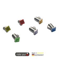 Spur H0 1:87 6 St. Bunte Bühnen Strahler für Konzert | Bühne | Open Air Festival