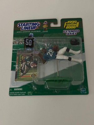 1999/2000 Ext. NFL Starting Lineup w/ card Fred Taylor Jacksonville Jaguars