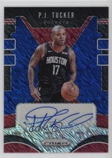 2019-20 Panini Prizm Signatures FOTL Blue Shimmer PJ Tucker #SG-PJT Auto 14t3