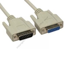 Lot5 10ft Joystick/Midi/Game Port DB15pin Male Female Extension Cable/Cord SHdi