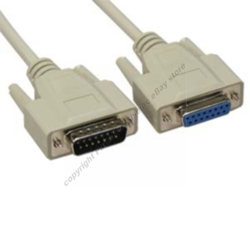Lot5 10ft Joystick/Midi/Game Port DB15pin Male~Female Extension Cable/Cord$SHdi - Picture 1 of 1