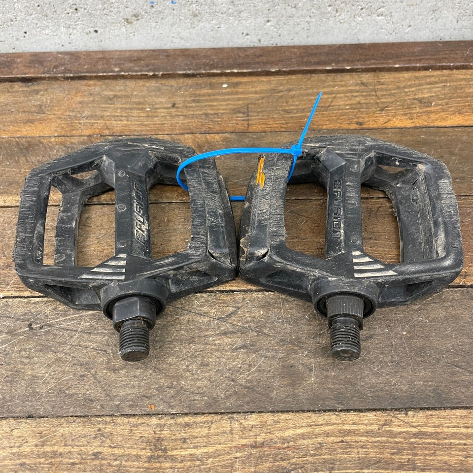 Haro Fusion Pedals 1/2” Old School BMX OPC 1PC Freestyle Black OG 1990s ...