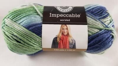 Loops & Threads Yarn Impeccable Ombre 100% Acrylic 192y 3.5oz