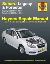 Subaru Legacy & Forester Repair Manual: 2009-2016