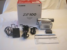 Canon ZR100 MiniDV camcorder for Parts or Repair 