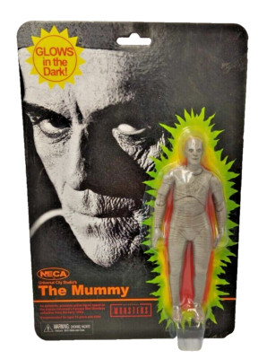 Neu OVP Universal Monsters - Retro Glow The Mummy 18 cm Figur Neca #
