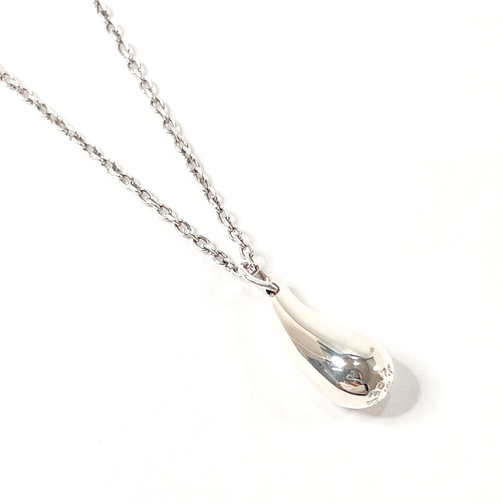 TIFFANY&Co. Necklace teardrop Elsa Peretti Silver925 Women Accessories