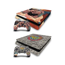 WONDER WOMAN DC COMICS COMIC BOOK COVER VINYL SKIN PS4 SLIM CONSOLE  CONTROLLER