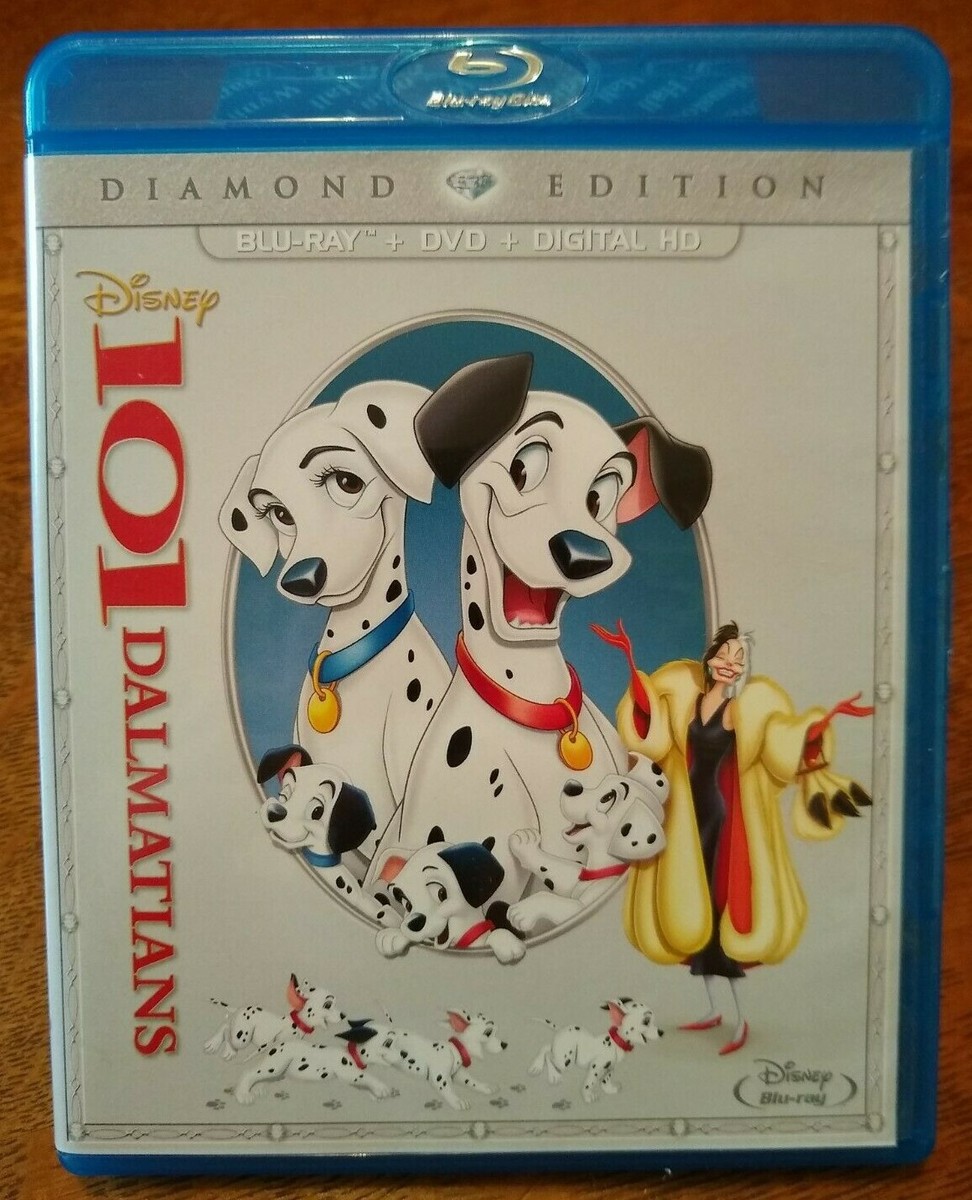 101 DALMATIANS Blu-ray DVD Combo Set Diamond Edition Disney