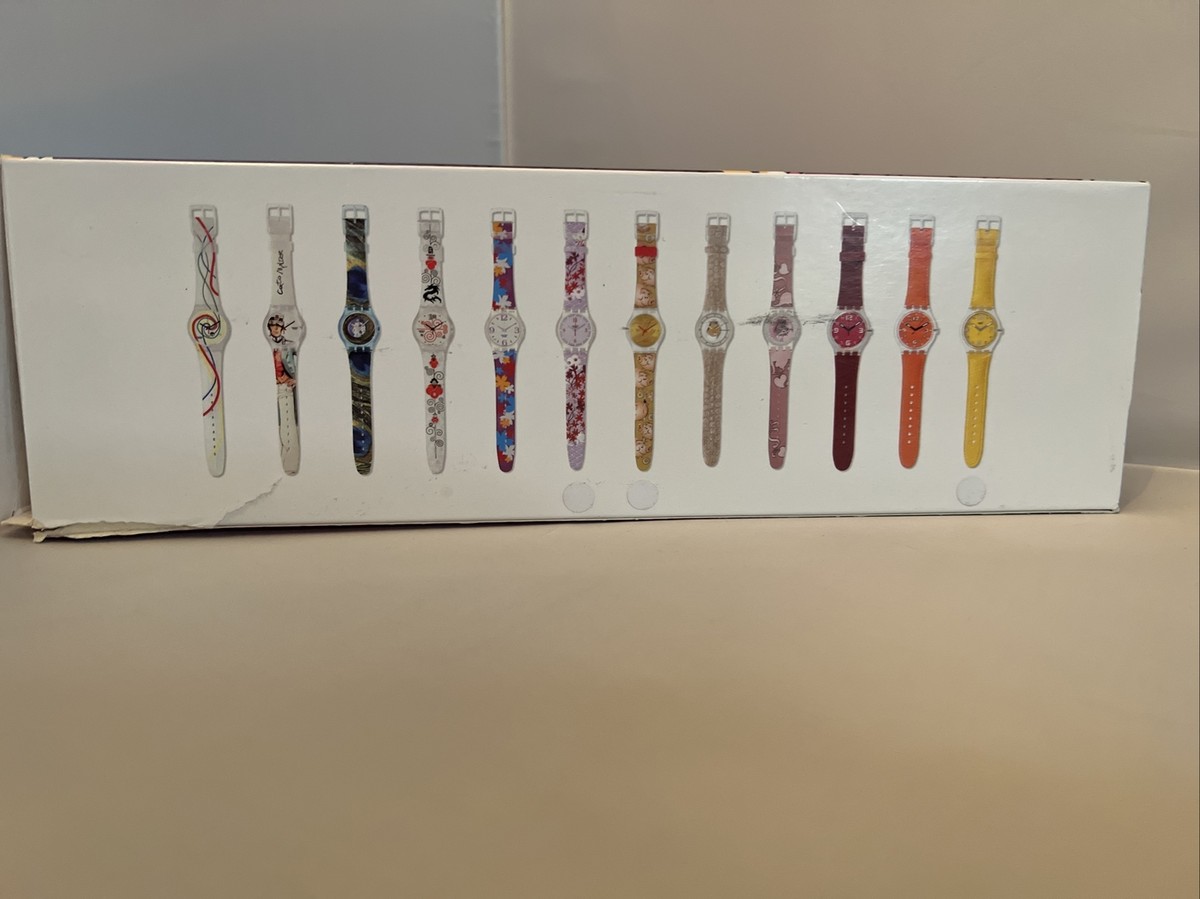 Never Used SWATCH Limited Edition Mystery Vintage Set of 3 