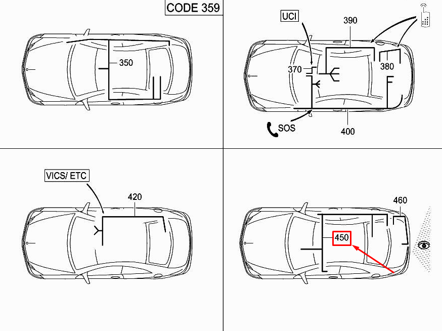 Neu MERCEDES-BENZ E Coupe C207 Rückfahrkamera-Kabelbaum A2075404401 Original