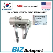 GENUINE ENGINE COOLANT THERMOSTAT HOUSING FOR BUICK CHEVROLET GM# 12597172
