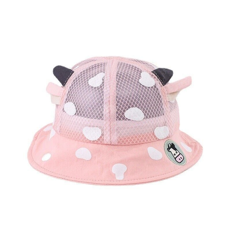 女孩男孩 1-4 岁网牛蓝绿色黄帽渔夫帽太阳婴儿幼儿 — 第 4/4 张图片