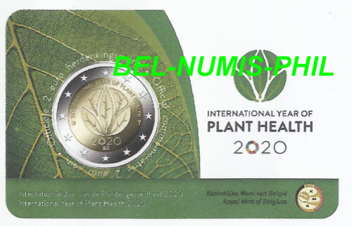 BELGIË 2020 - 2 € - Internat. jaar Plantengezondheid/Santé des Végétaux - BU! - Afbeelding 1 van 2