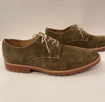 Alan Payne Genuine Leather Men\'s Oxfords Dress Shoes Size 13 Alan Payne Shoes Oxfords Mens 13 Olive Buck Suede Lace Up  main image 2