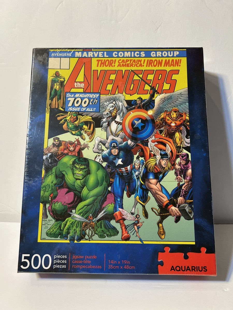Marvel Avengers Cover 500 Piece Jigsaw Puzzle