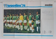 I116724 35/ Football Poster Manifesto - World Cup Argentina 78 MEXICO - 68 x 49 cm