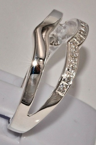 Sterling Silber 925 Ring filigran zierlich feminin Cirkonia Doppel Chevron - Bild 8 von 12
