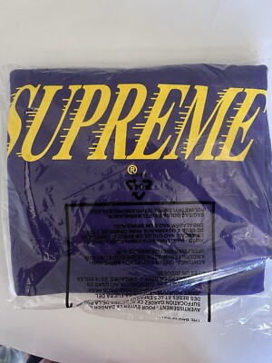 Purple Supreme Slap Shot Tee FW22 Sealed Authentic Brand NEW Size