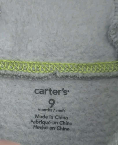 4 Pc's 2 Boys Size 6-9 Months 1-Pc Shirts & 9 Months Gray Hoodie & Knit Pants - 第 7/24 張圖片
