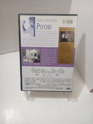 Alfred Hitchcock 's Psycho (DVD 1960 109 Min) Anthony Perkins