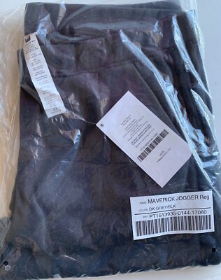 NWT! Fabletics Women's Maverick Jogger Pants Dark Grey/Black Size XL