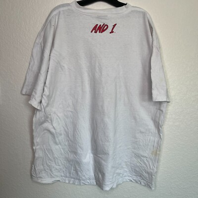 Vintage 90s And1 T-Shirt Trash Talk “Pass Save Yourself
