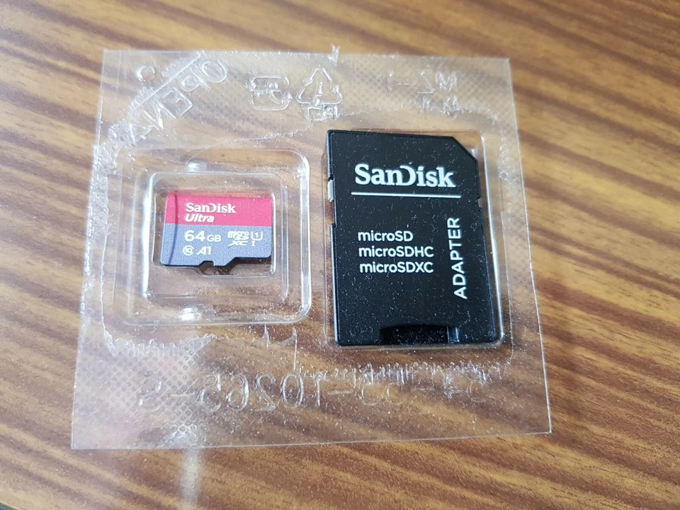 Carte Mémoire Micro SD [ORIGINAL] 64G SDHC  - Photo 1/1