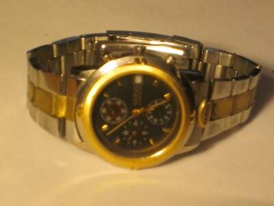 Montre GUESS Chronographe Vintage 1995 - Pour Pièces Ou Réparation, Main Manquante