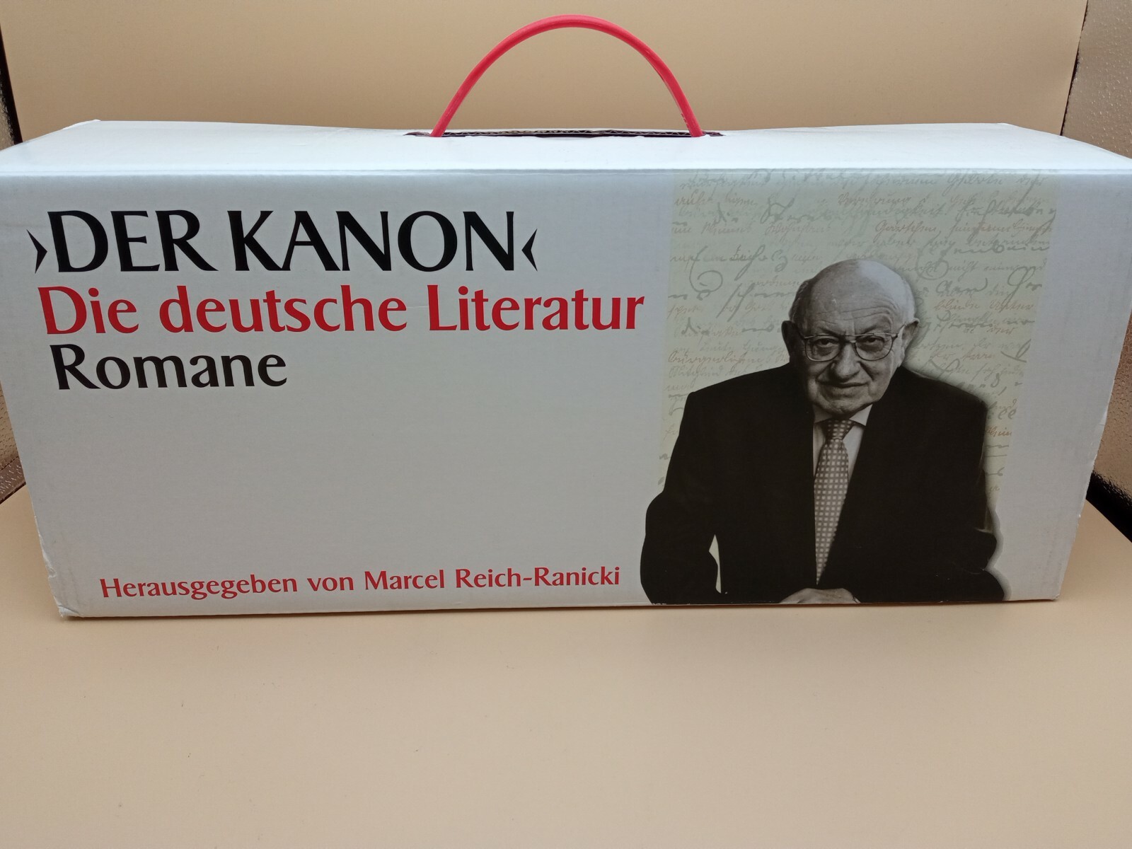 Der Kanon - Die deutsche Literatur - Romane mit Koffer Hrg Marcel Reich-Ranicki