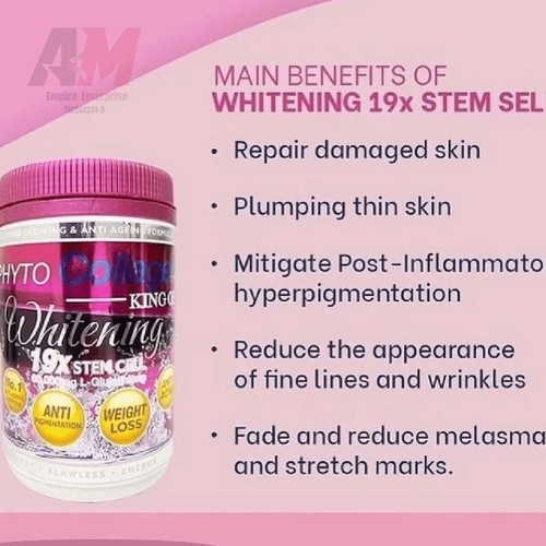 PHYTO Collagen King of Whitening 19X CELLULE STAMINALI pelle anti invecchiamento DHL SPEDIZIONE ESPRESSA - Foto 7 di 8