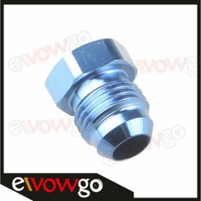 Us Ship Aluminum An Plug -6an An6 6an Male Flare Plug Fitting Adapter Blue