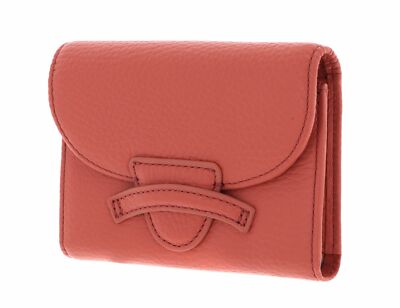 COCCINELLE Tessa Flap Wallet Geldbörse Geranium koralle