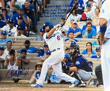 Charlie Culberson Signed 16x20 Dodgers Photo Scully's Final Call BAS I56131