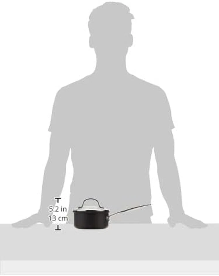 Cuisinart 1-Quart Saucepan, Chef'S Classic Nonstick Hard Anodized Saucepan W/Cov - Image 2 of 4